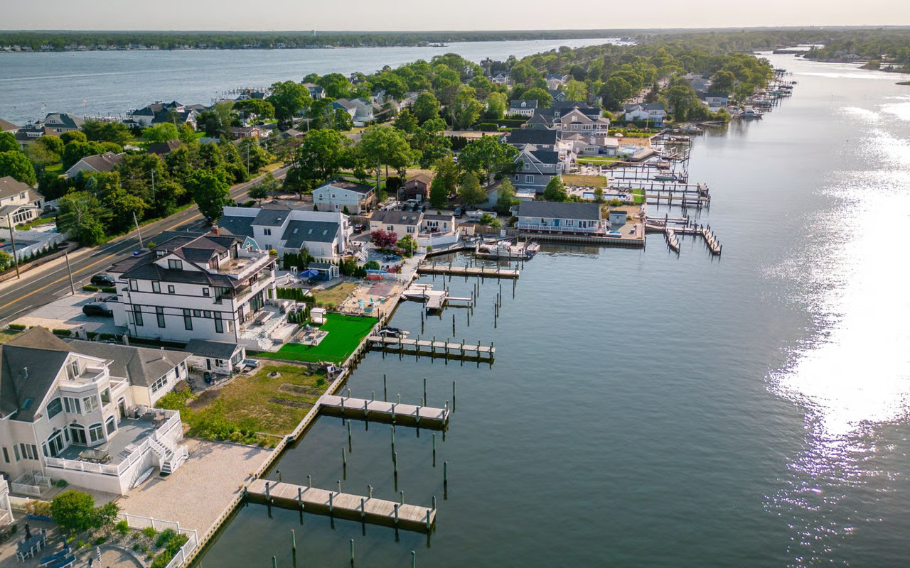 Brick waterfront